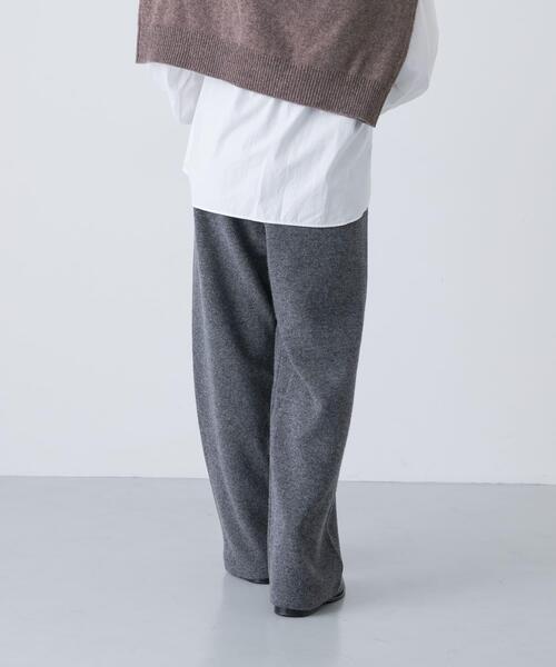 かぐれ　新品　今季　ダブルフェイスイージーパンツ　オートミール　2025秋冬 かぐれ 新品 今季 ダブルフェイスイージーパンツ オートミール 2025