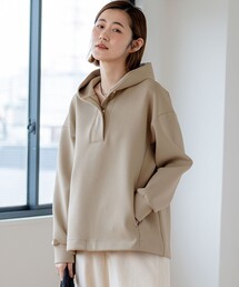 23区 L（ニジュウサンクオオキイサイズ）の「コットンエアーダンボール ドロスト フーディー（パーカー）」