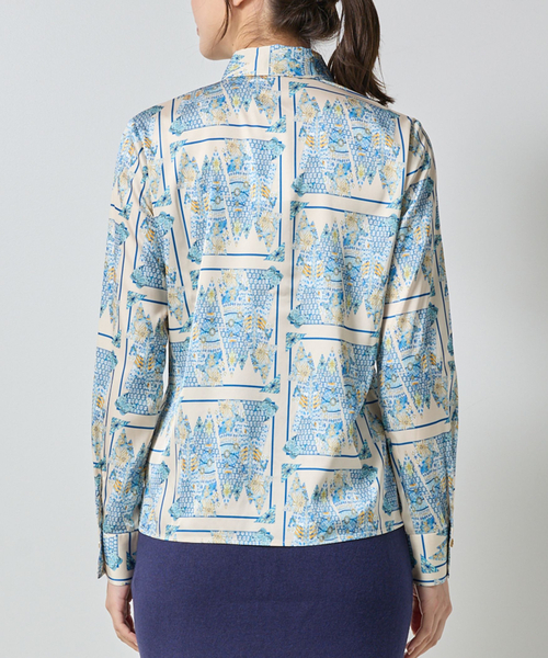 NARACAMICIE（ナラカミーチェ）の「【NARACAMICIE】GENIUS森柄長袖シャツ（シャツ/ブラウス・レディース・ブラウン/グレー・S/M/L/XL）」の7枚目の写真