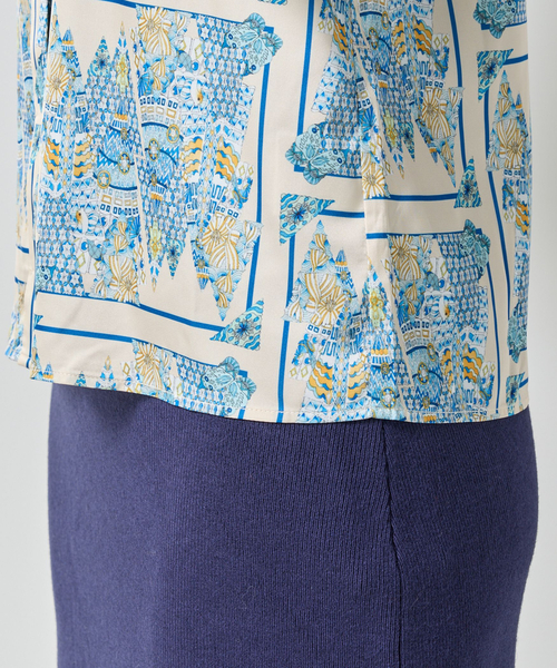 NARACAMICIE（ナラカミーチェ）の「【NARACAMICIE】GENIUS森柄長袖シャツ（シャツ/ブラウス・レディース・ブラウン/グレー・S/M/L/XL）」の12枚目の写真