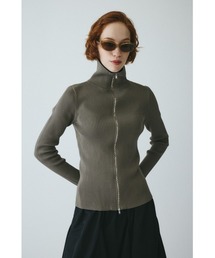 ヘリンドットサイ　pullover　knit　トップス　グレー　フリーサイズ 新品ヘリンドットサイニットプルオーバーブロックトップスグレー