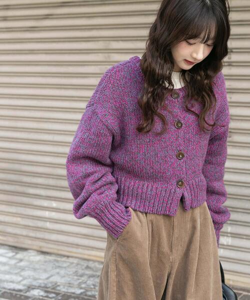 セール】2WAYミックスカラーニット（ニット/セーター）｜ITEMS