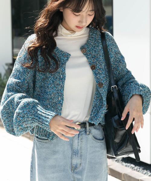 セール】2WAYミックスカラーニット（ニット/セーター）｜ITEMS