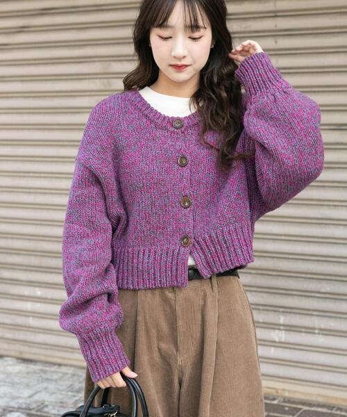 セール】2WAYミックスカラーニット（ニット/セーター）｜ITEMS