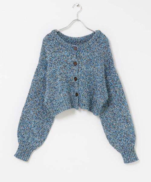 ITEMS URBANRESEARCH（アイテムズ アーバンリサーチ）の「2WAYミックスカラーニット（ニット/セーター・レディース・ピンク/ブルー・FREE）」の19枚目の写真