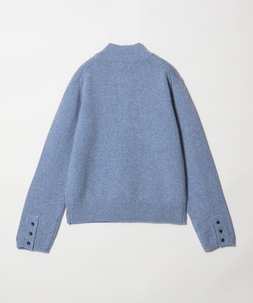 Steven Alan（スティーブンアラン）の「＜Steven Alan＞ウール シルク ヘンリーネック ニット（ニット/セーター・レディース・ベージュ/ライトブルー・FREE）」の10枚目の写真