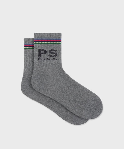 Paul Smith（ポールスミス）の「“PS Logo” ソックス【250660 MD2】（ソックス/靴下・メンズ・ダークグリーン/グレー/ネイビー/ホワイト/ブラック・25-27）」の4枚目の写真