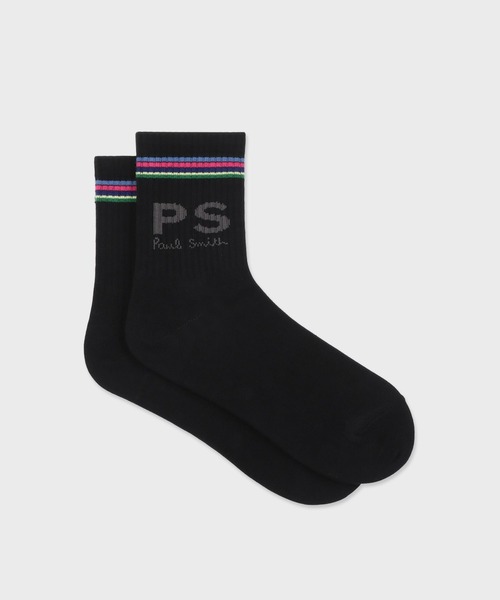 Paul Smith（ポールスミス）の「“PS Logo” ソックス【250660 MD2】（ソックス/靴下・メンズ・ダークグリーン/グレー/ネイビー/ホワイト/ブラック・25-27）」の3枚目の写真