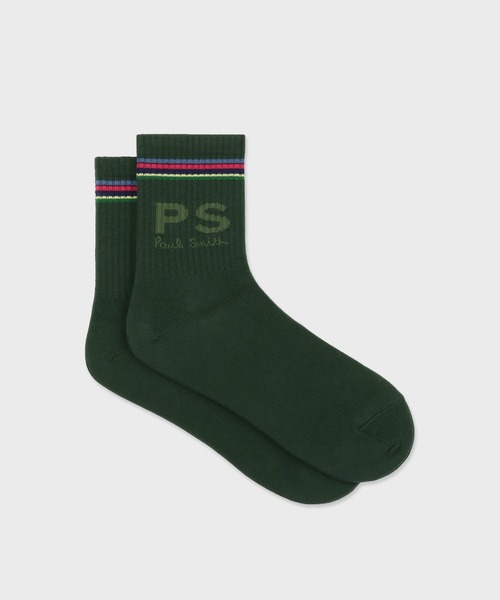 Paul Smith（ポールスミス）の「“PS Logo” ソックス【250660 MD2】（ソックス/靴下・メンズ・ダークグリーン/グレー/ネイビー/ホワイト/ブラック・25-27）」の5枚目の写真