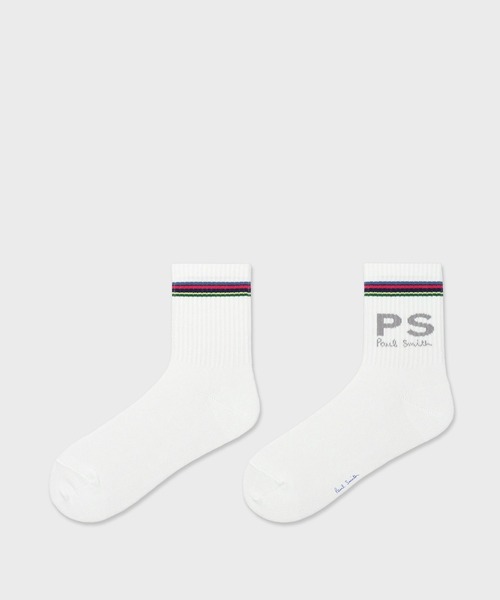 Paul Smith（ポールスミス）の「“PS Logo” ソックス【250660 MD2】（ソックス/靴下・メンズ・ダークグリーン/グレー/ネイビー/ホワイト/ブラック・25-27）」の6枚目の写真
