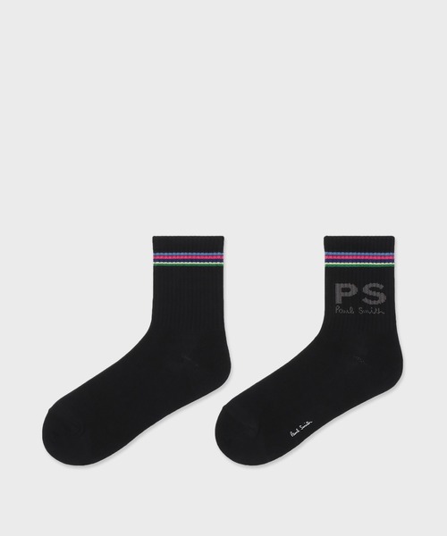 Paul Smith（ポールスミス）の「“PS Logo” ソックス【250660 MD2】（ソックス/靴下・メンズ・ダークグリーン/グレー/ネイビー/ホワイト/ブラック・25-27）」の8枚目の写真