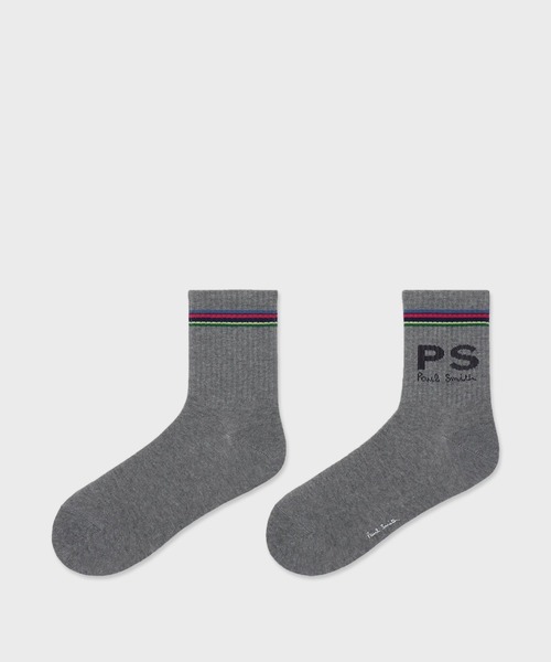 Paul Smith（ポールスミス）の「“PS Logo” ソックス【250660 MD2】（ソックス/靴下・メンズ・ダークグリーン/グレー/ネイビー/ホワイト/ブラック・25-27）」の10枚目の写真