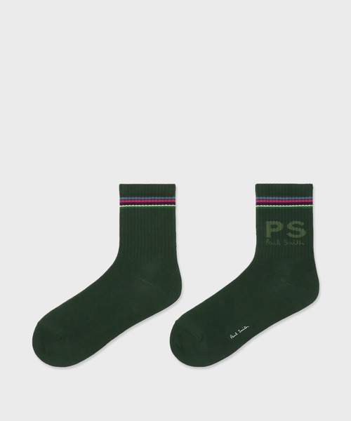 Paul Smith（ポールスミス）の「“PS Logo” ソックス【250660 MD2】（ソックス/靴下・メンズ・ダークグリーン/グレー/ネイビー/ホワイト/ブラック・25-27）」の12枚目の写真