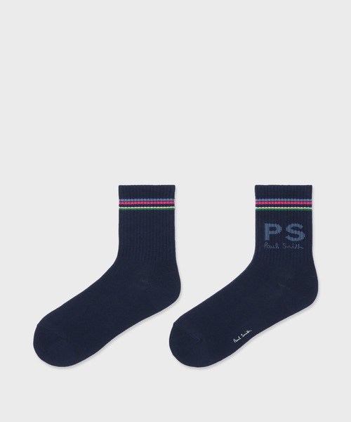 Paul Smith（ポールスミス）の「“PS Logo” ソックス【250660 MD2】（ソックス/靴下・メンズ・ダークグリーン/グレー/ネイビー/ホワイト/ブラック・25-27）」の14枚目の写真