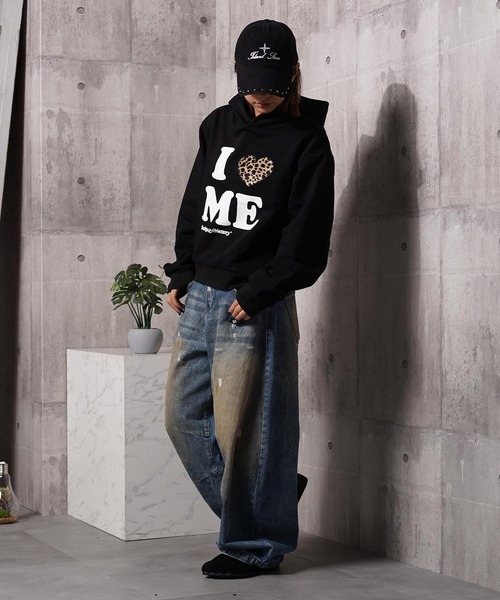 #MEMORY（メモリー）の「【MEMORY】I LOVE ME プルパーカー / I LOVE ME Hoodie（パーカー・メンズ・グレー系2/ブラック系2/ブラック系1/グレー系1/ネイビー・S/M/L）」の10枚目の写真