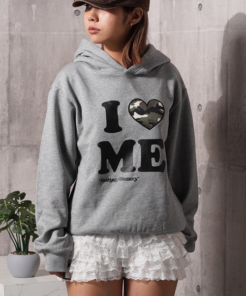 #MEMORY（メモリー）の「【MEMORY】I LOVE ME プルパーカー / I LOVE ME Hoodie（パーカー・メンズ・グレー系2/ブラック系2/ブラック系1/グレー系1/ネイビー・S/M/L）」の21枚目の写真