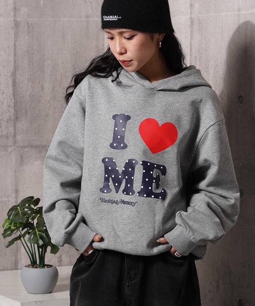 セール】【MEMORY】I LOVE ME プルパーカー / I LOVE ME Hoodie