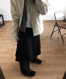 PLACE STUDIO（プレイススタジオ）の「ネックラインスナップボタンベーシックフィットディテールツーウェイコットンジャケット_2COLOR（MA-1）」