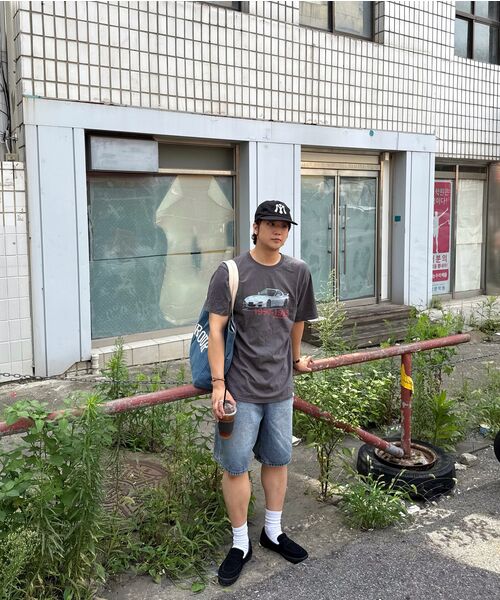 TOFFEE(トフィー)の「ウォッシュドハーフデニムパンツ(INDIGO)(その他パンツ・メンズ・その他・SMALL/MEDIUM/LARGE/X-LARGE)」の7枚目の写真
