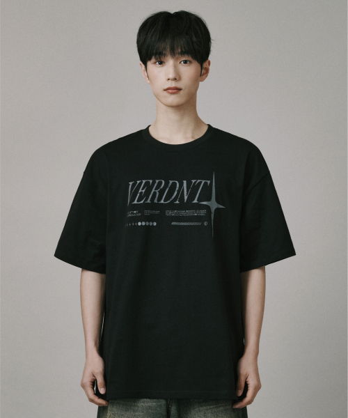 Verdnt（バーダント）の「バーデントフラッシュロゴ半袖Tシャツ[ブラック]（Tシャツ/カットソー・レディース・ブラック・MEDIUM/LARGE/SMALL）」の2枚目の写真