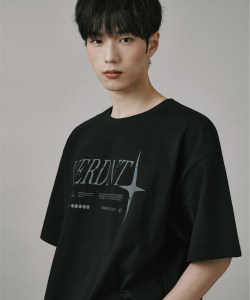 Verdnt（バーダント）の「バーデントフラッシュロゴ半袖Tシャツ[ブラック]（Tシャツ/カットソー・レディース・ブラック・MEDIUM/LARGE/SMALL）」の4枚目の写真