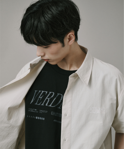 Verdnt（バーダント）の「バーデントフラッシュロゴ半袖Tシャツ[ブラック]（Tシャツ/カットソー・レディース・ブラック・MEDIUM/LARGE/SMALL）」の5枚目の写真