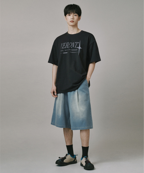 Verdnt（バーダント）の「バーデントフラッシュロゴ半袖Tシャツ[ブラック]（Tシャツ/カットソー・レディース・ブラック・MEDIUM/LARGE/SMALL）」の6枚目の写真