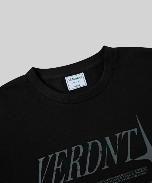 Verdnt（バーダント）の「バーデントフラッシュロゴ半袖Tシャツ[ブラック]（Tシャツ/カットソー・レディース・ブラック・MEDIUM/LARGE/SMALL）」の7枚目の写真