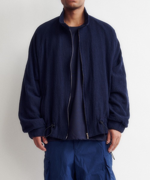 DIGAWEL(ディガウェル)の「Hem gathers blouson(ブルゾン・メンズ・グレー系その他/ネイビー・2)」の9枚目の写真