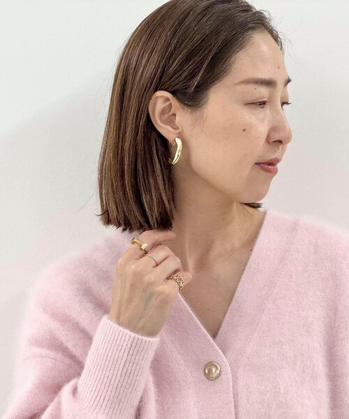 grace grace （グラスグラス）の「【grace grace/グラスグラス】ロックC型イヤリング（イヤリング・レディース・ゴールド・E）」の9枚目の写真