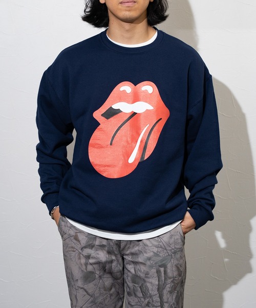 JUGLANS(ユグランス)の「The Rolling Stones ローリングストーンズ プリント スウェット(スウェット・メンズ・ネイビー・MEDIUM/LARGE/X-LARGE)」の9枚目の写真