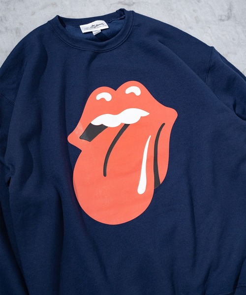 JUGLANS(ユグランス)の「The Rolling Stones ローリングストーンズ プリント スウェット(スウェット・メンズ・ネイビー・MEDIUM/LARGE/X-LARGE)」の14枚目の写真