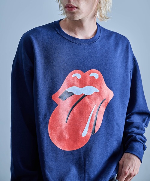 JUGLANS(ユグランス)の「The Rolling Stones ローリングストーンズ プリント スウェット(スウェット・メンズ・ネイビー・MEDIUM/LARGE/X-LARGE)」の20枚目の写真