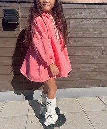 VIBGYOR（ヴィブジョー）の「lulunoix/トレーナーフードワンピース N15345（ワンピース）」