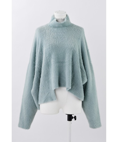 ENFOLD(エンフォルド)の「フェザープルオーバー(ニット/セーター・レディース・ライトブルー/ミント・38)」の2枚目の写真
