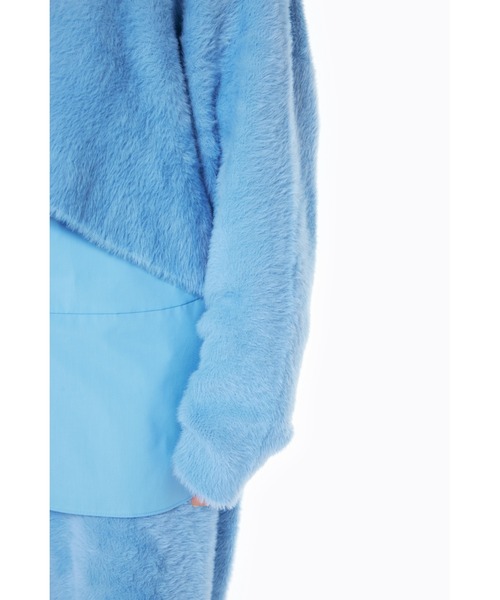 ENFOLD(エンフォルド)の「フェザープルオーバー(ニット/セーター・レディース・ライトブルー/ミント・38)」の8枚目の写真