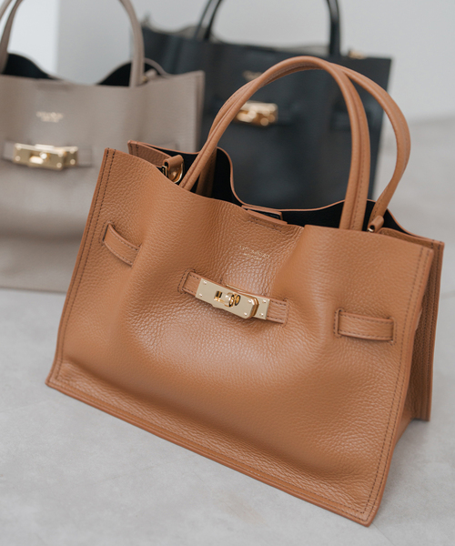 追加》VIOLAd'ORO / ヴィオラドーロ イタリアンWフェイスレザートート