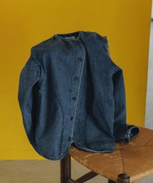 D.M.G. | [D.M.G / ディーエムジー] 10ozジェルドデニム シープショートジャケット(デニムジャケット)