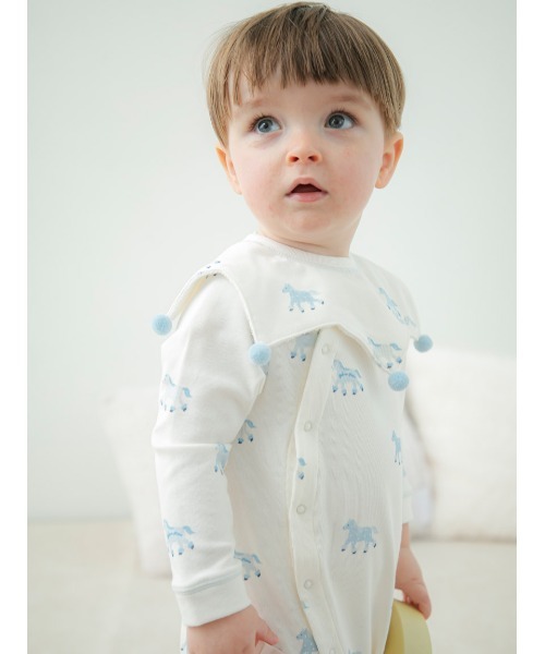 セール】【BABY】ポニー柄ロンパース（ロンパース）｜gelato pique