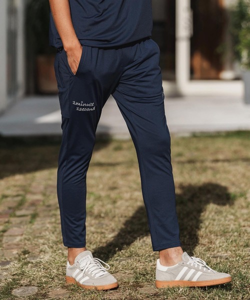 1minute 1second(ワンミニットワンセカンド)の「mp14363-heart embroidery high stretch fabric pants イージーパンツ(1M26H070)(その他パンツ・メンズ・ブラック/ネイビー/ホワイト・S/M/L/XL)」の3枚目の写真