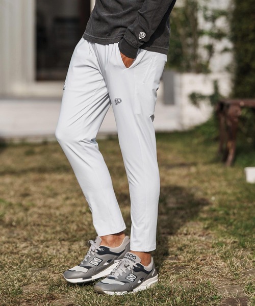 1minute 1second(ワンミニットワンセカンド)の「mp14363-heart embroidery high stretch fabric pants イージーパンツ(1M26H070)(その他パンツ・メンズ・ブラック/ネイビー/ホワイト・S/M/L/XL)」の4枚目の写真