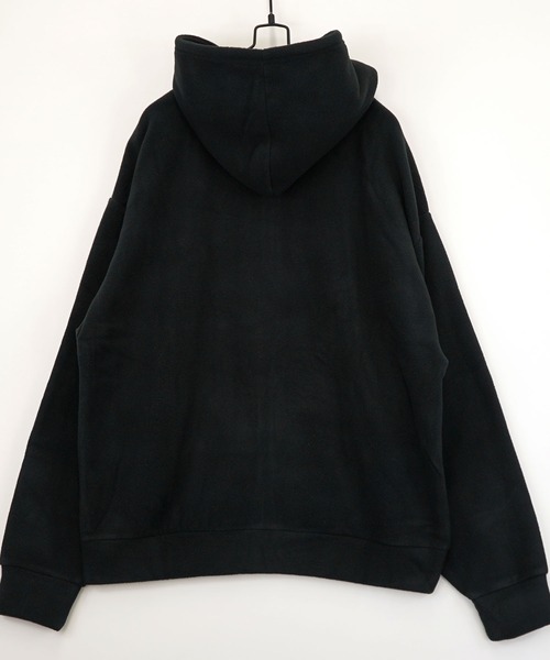 L'atelier(ラトリエ)の「ボリューム袖 ワイド フリース 無地 ジップパーカー(パーカー・メンズ・ネイビー系/オフホワイト/ブラック/チョコ・L/M/LL)」の11枚目の写真