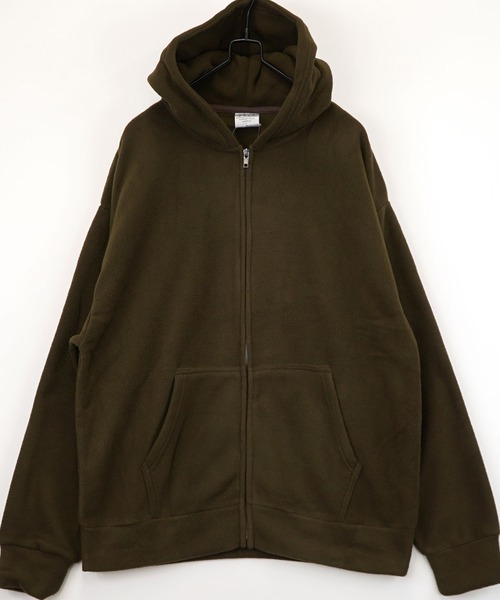 L'atelier(ラトリエ)の「ボリューム袖 ワイド フリース 無地 ジップパーカー(パーカー・メンズ・ネイビー系/オフホワイト/ブラック/チョコ・L/M/LL)」の21枚目の写真