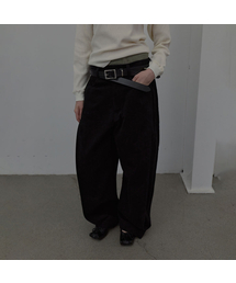 LCDC TM（エルシーディーシーティーエム）の「CURVED SNAP PANTS (BLACK)（その他パンツ）」