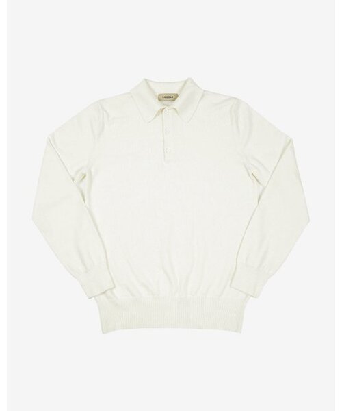 sortie(ソルティ)の「14gg Polo Collar Knit (Ivory)(ニット/セーター・メンズ・その他・MEDIUM/LARGE/X-LARGE)」の1枚目の写真