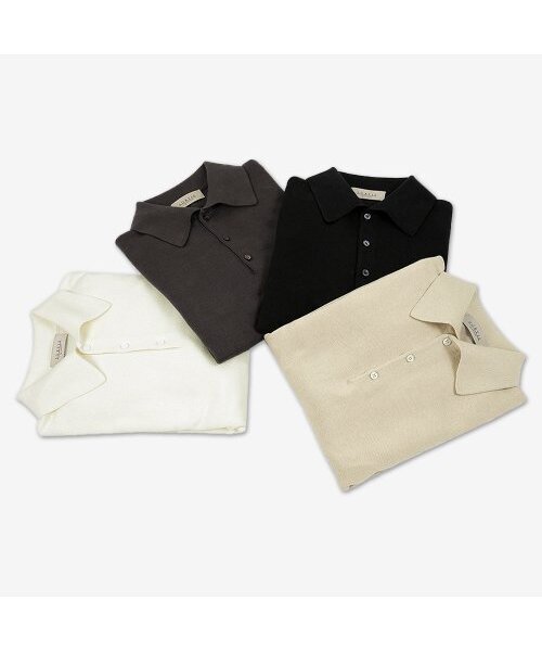 sortie(ソルティ)の「14gg Polo Collar Knit (Ivory)(ニット/セーター・メンズ・その他・MEDIUM/LARGE/X-LARGE)」の2枚目の写真