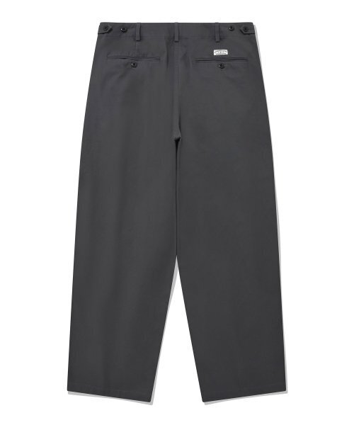 COVERNAT(カバーナット)の「ワイドチノパンツチャコール(その他パンツ・レディース・その他・LARGE/X-LARGE/XX-LARGE)」の2枚目の写真