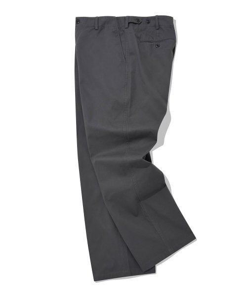 COVERNAT(カバーナット)の「ワイドチノパンツチャコール(その他パンツ・レディース・その他・LARGE/X-LARGE/XX-LARGE)」の3枚目の写真