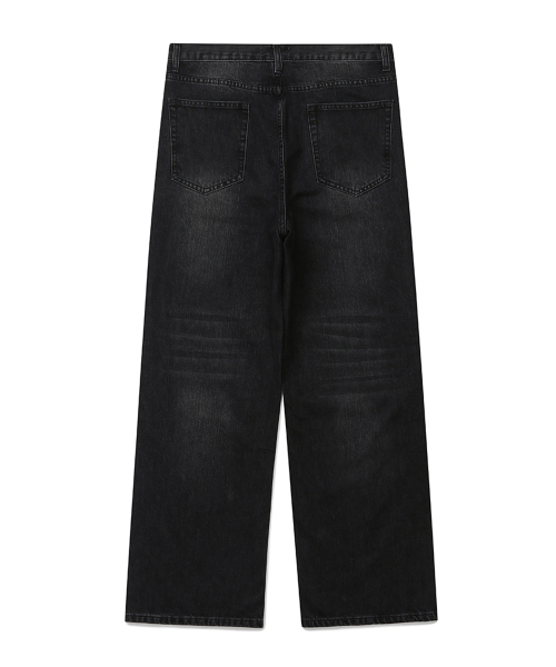 CONNECT KINLOCH(コネクトキンロック)の「ワイドデニムパンツ(ダークグレー)(デニムパンツ・メンズ・その他・XX-LARGE/LARGE/MEDIUM/SMALL/X-LARGE)」の2枚目の写真