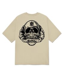 KGTC0208 スカルスモーク 20番手 半袖Tシャツ ベージュ